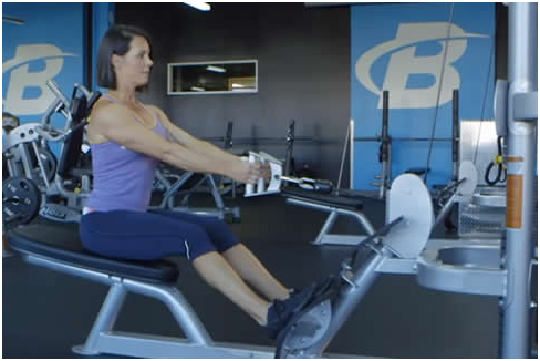 Rowing is an action that many people like to do in the gym-HOS fitness seated row